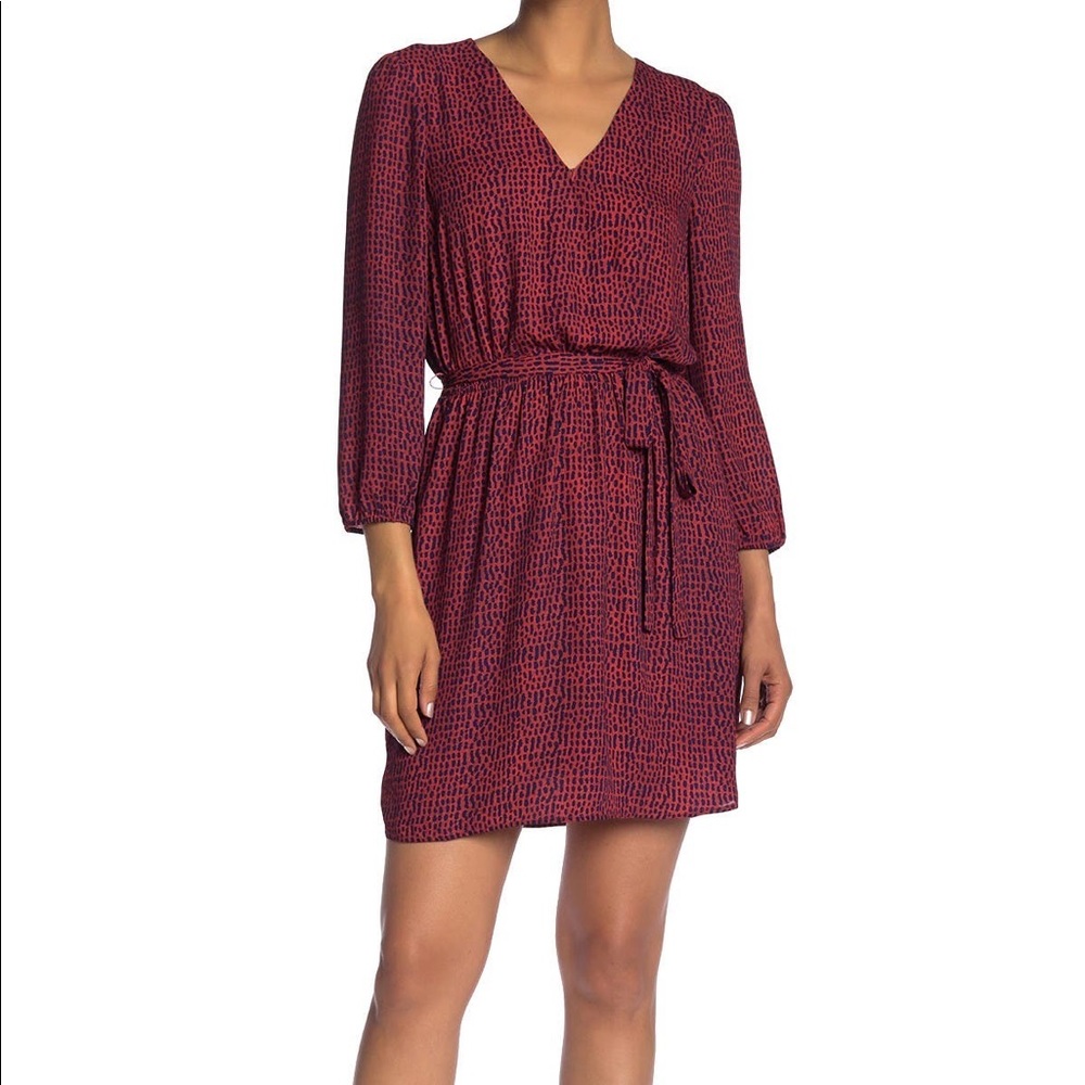 DR2 Red & Blue 3/4 Sleeve Dress. Size XL